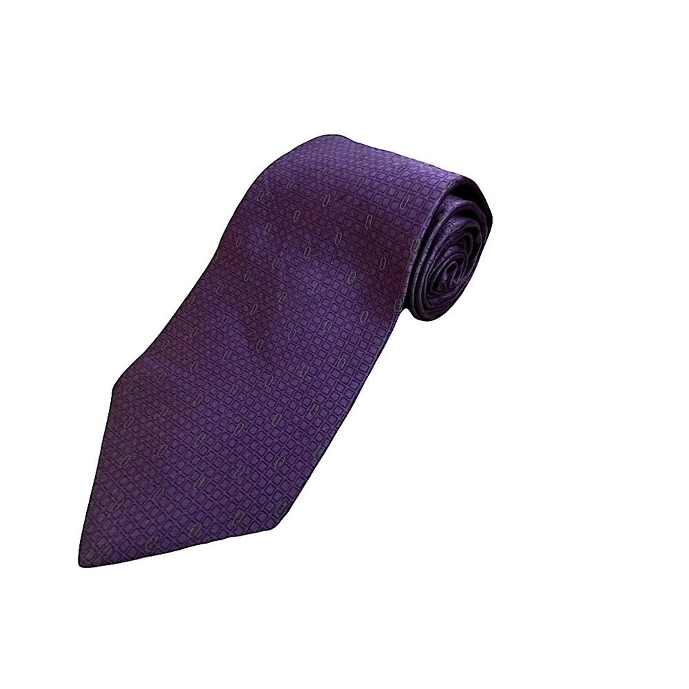DKNY 100% silk purple neck tie